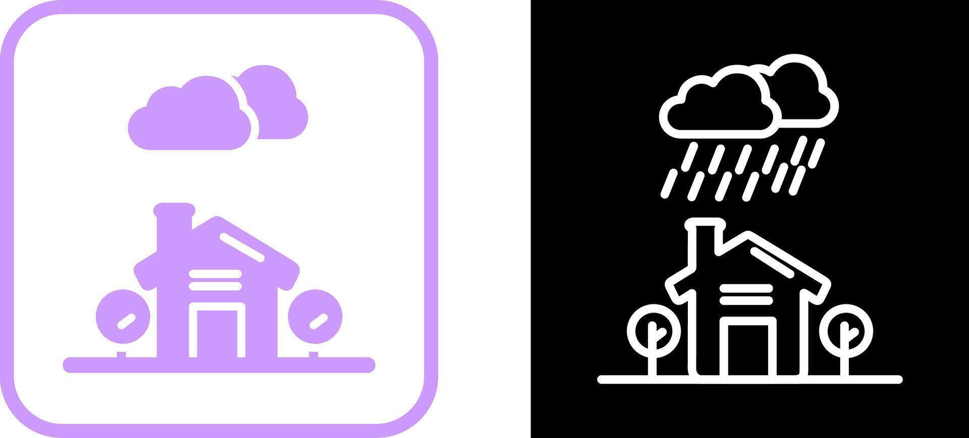 Rain Vector Icon