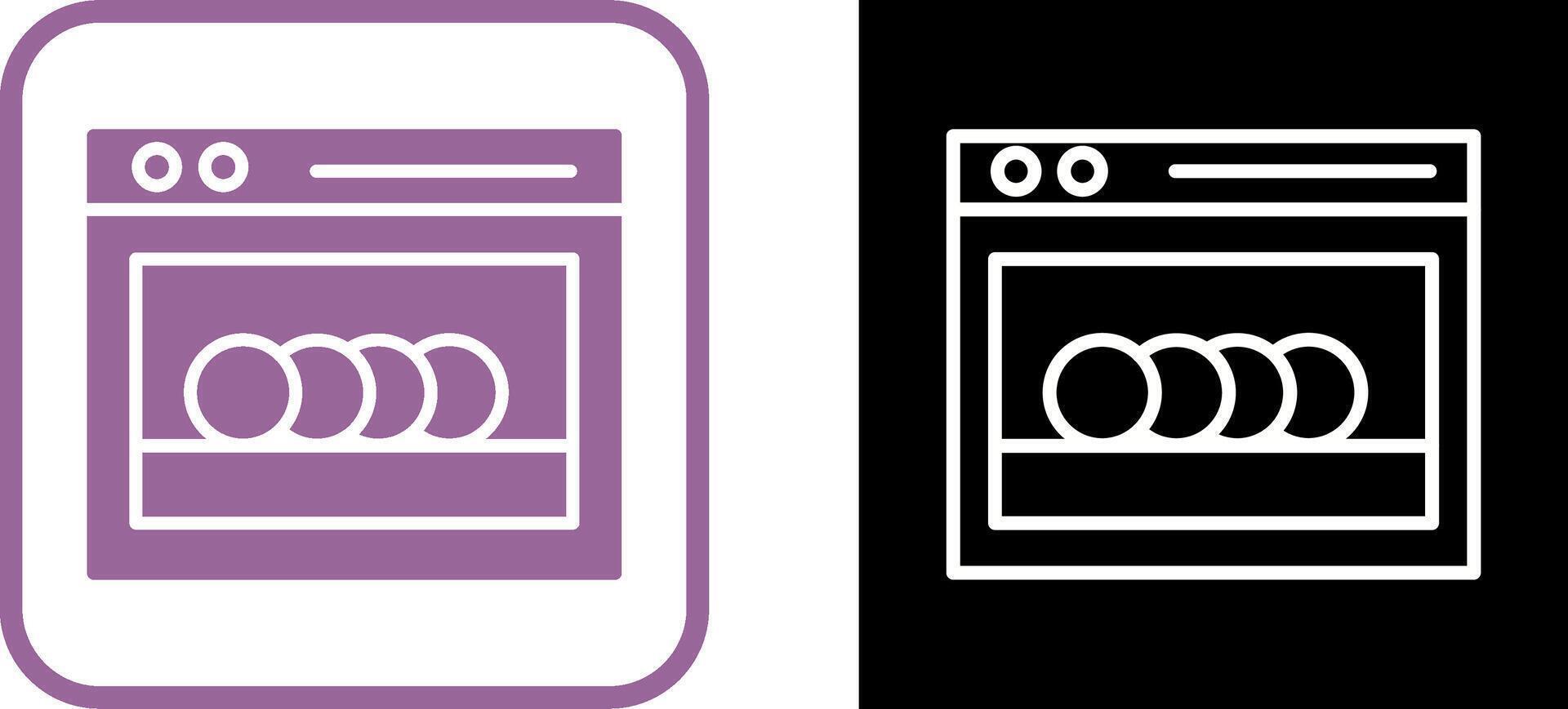 Dishwasher Vector Icon