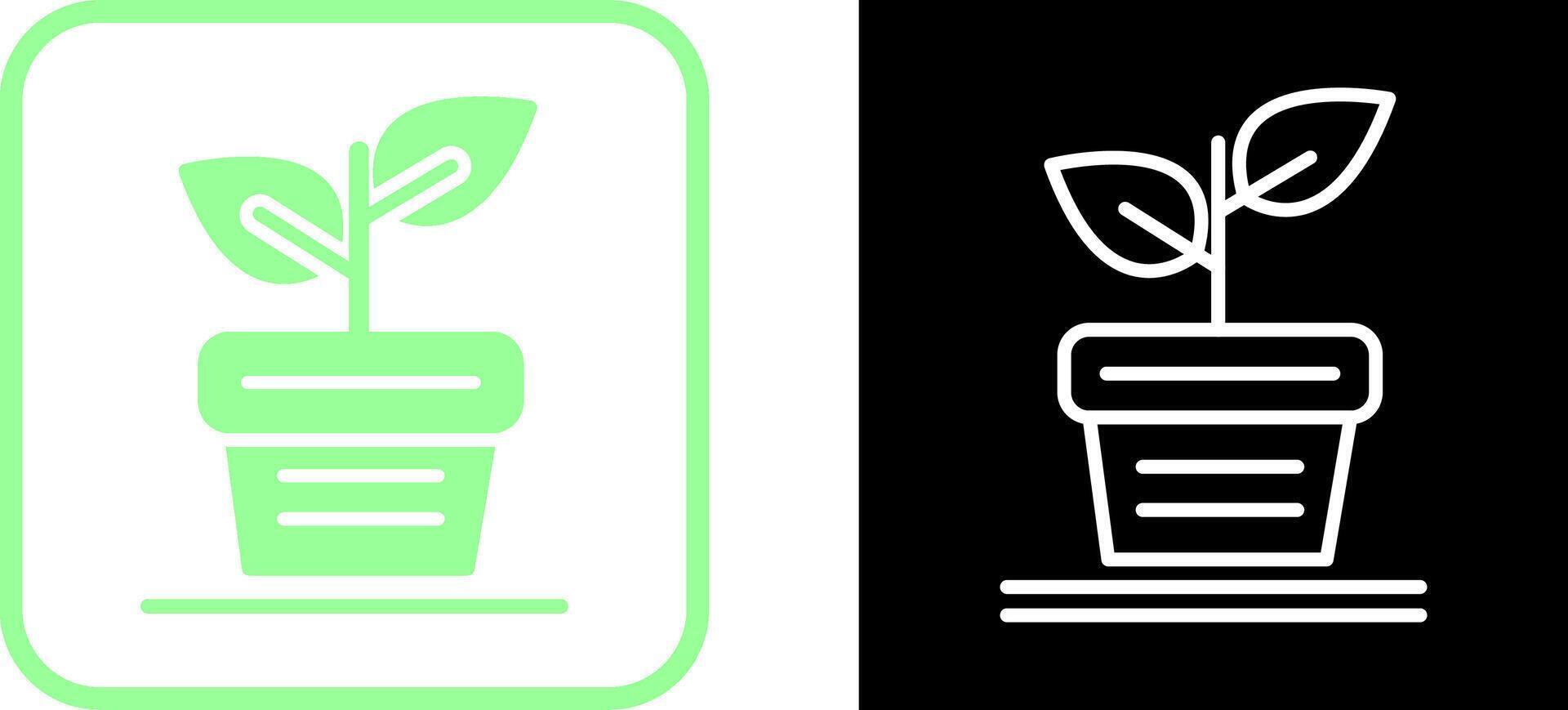 Plant Pot Vector Icon