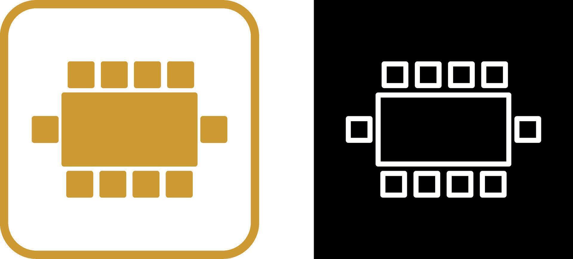 Conference Room Chair Vector Icon