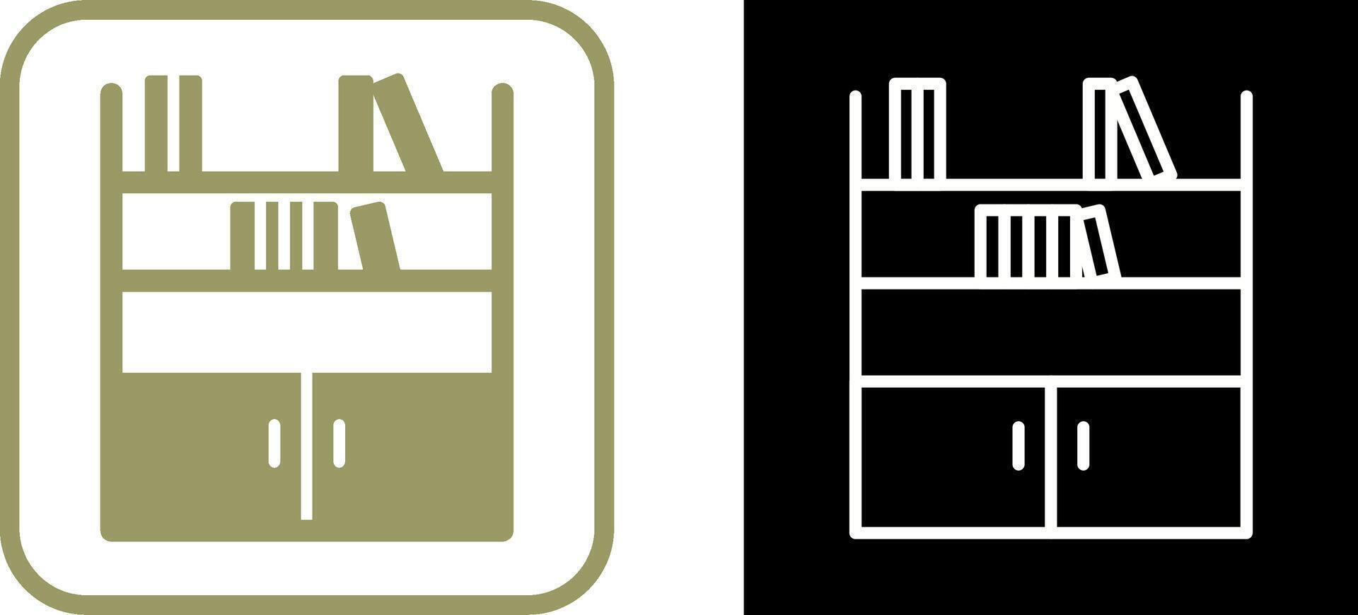 Book Shelf Vector Icon