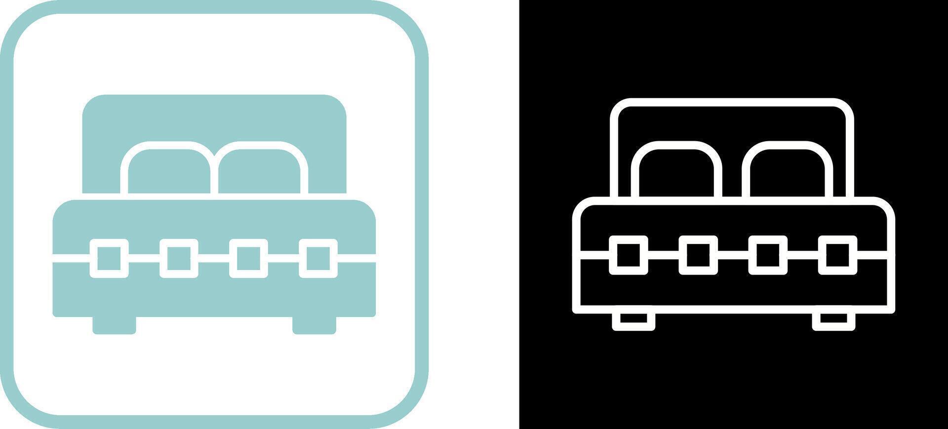 Double Bed I Vector Icon