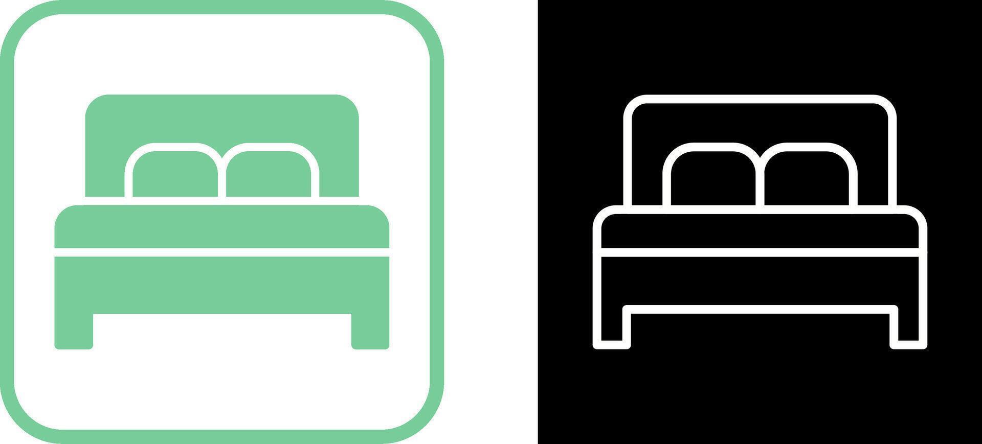 Double Bed II Vector Icon