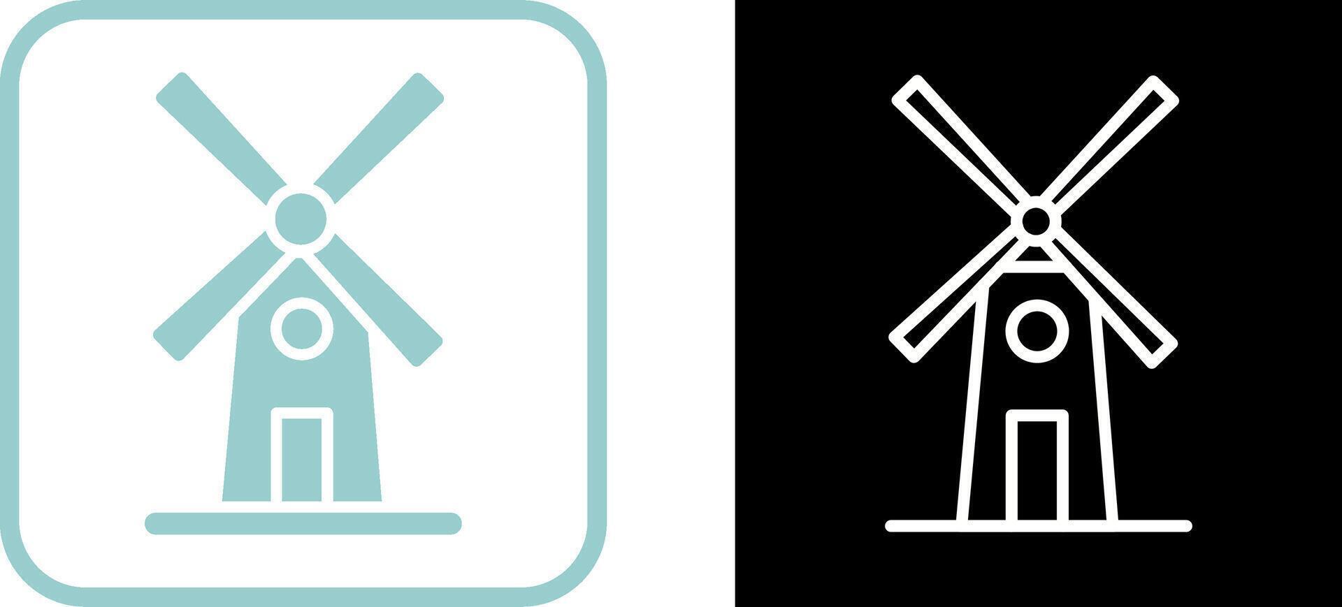 Windmill Vector Icon