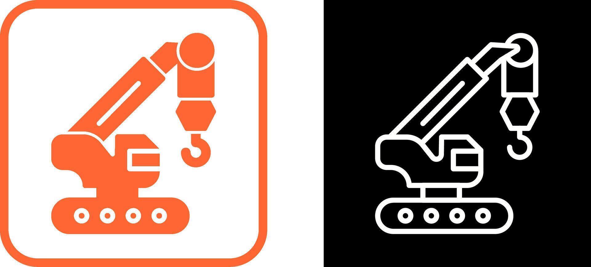 Harbor Crane Vector Icon