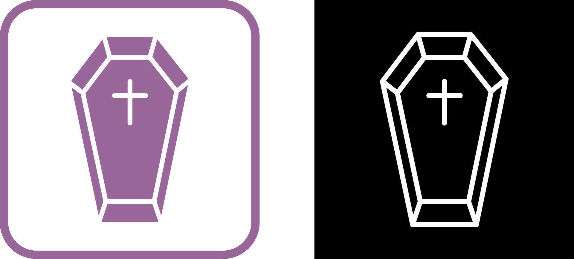 Coffin Vector Icon
