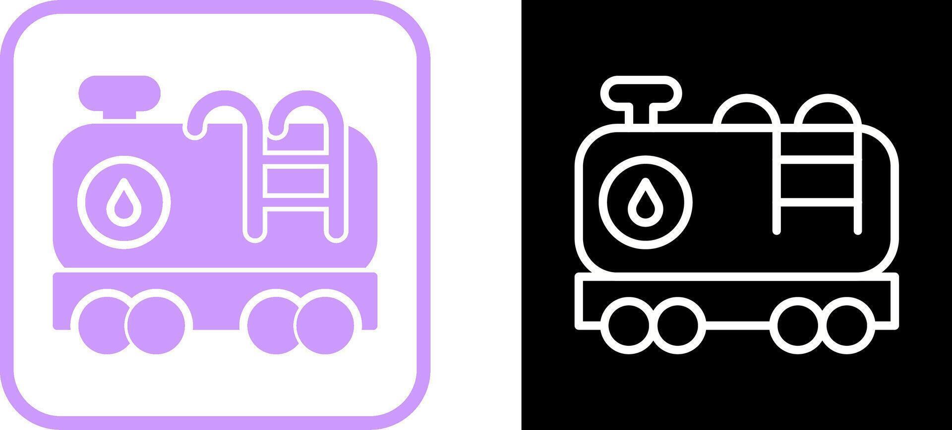 Tank Wagon Vector Icon