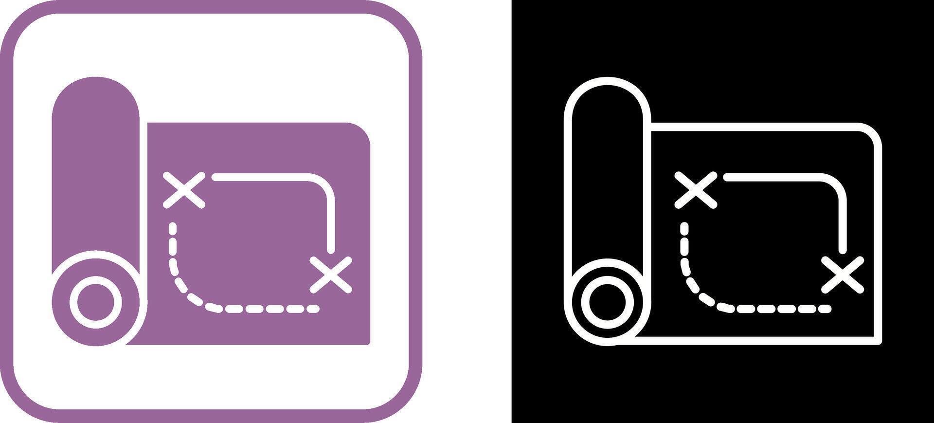 Pirate Map Vector Icon