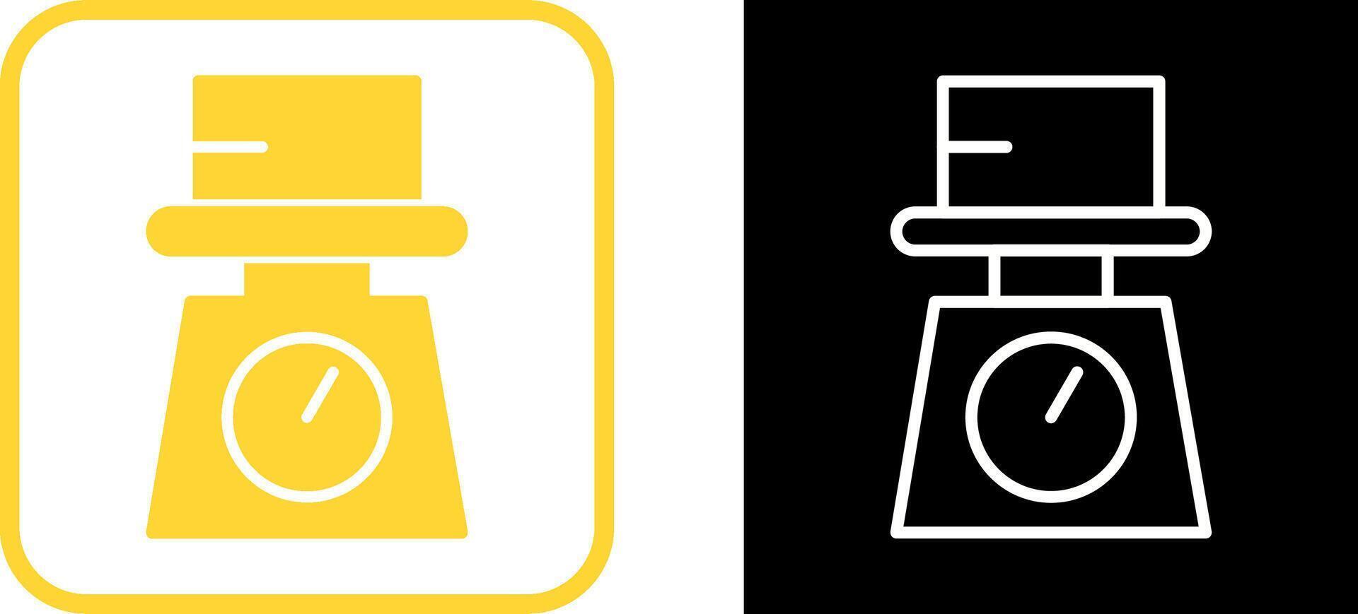 Weight Scale Vector Icon