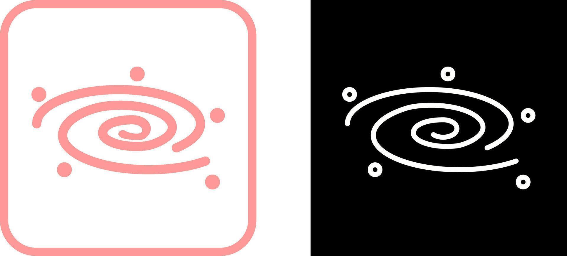 Black Hole Vector Icon