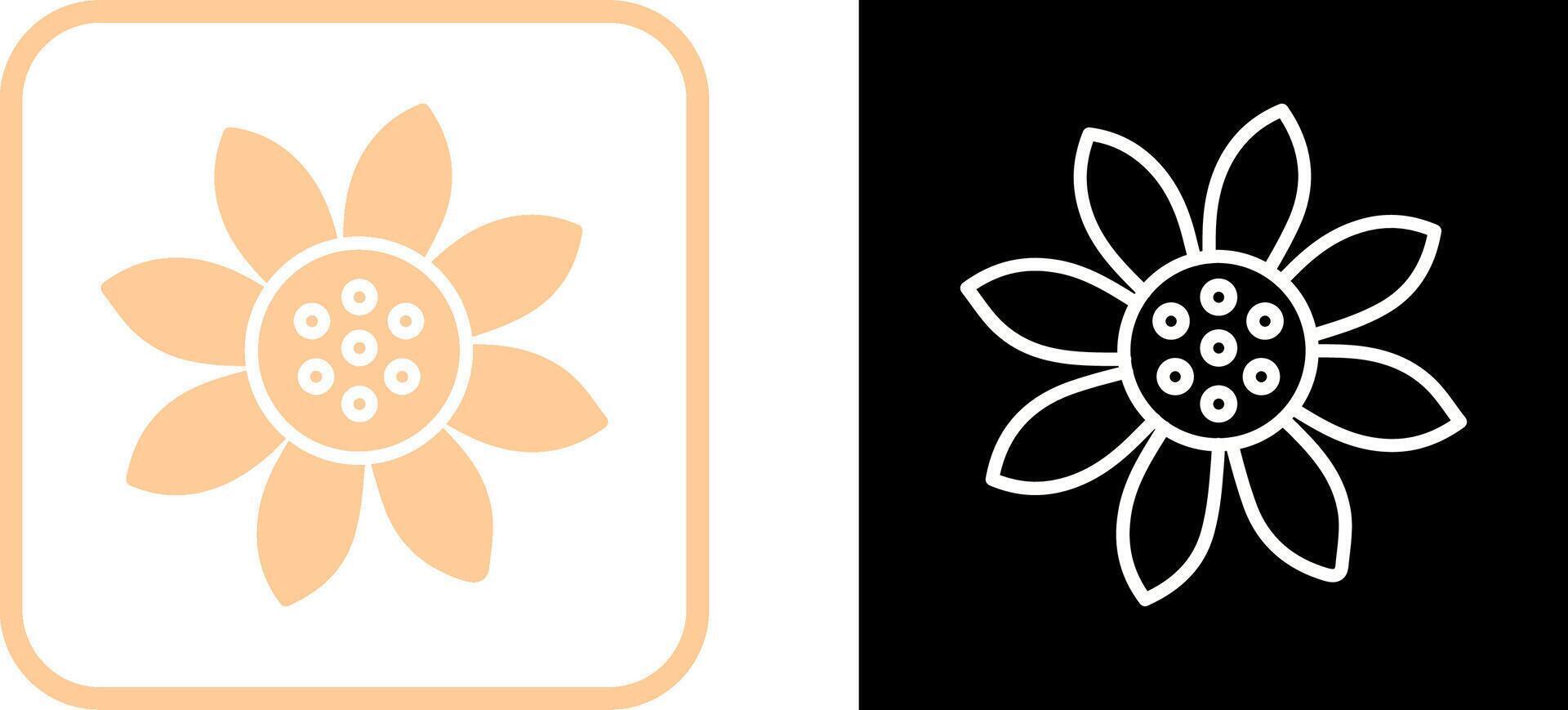 Sunflower Vector Icon