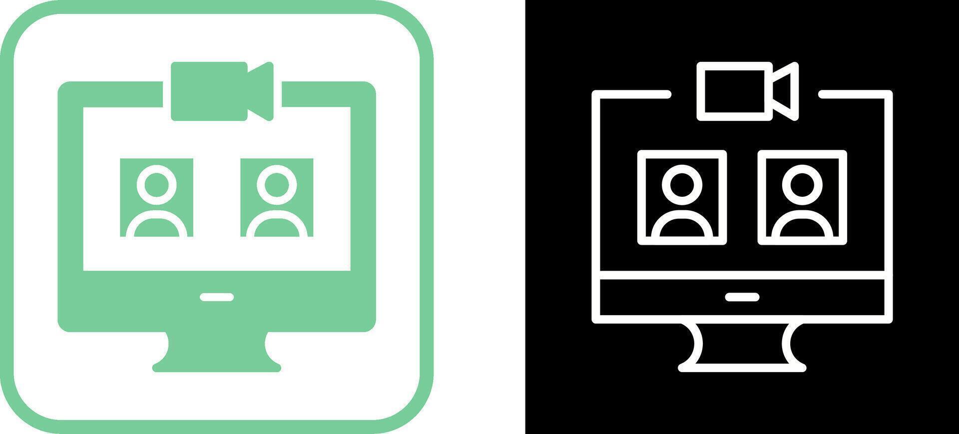 Video Call Vector Icon