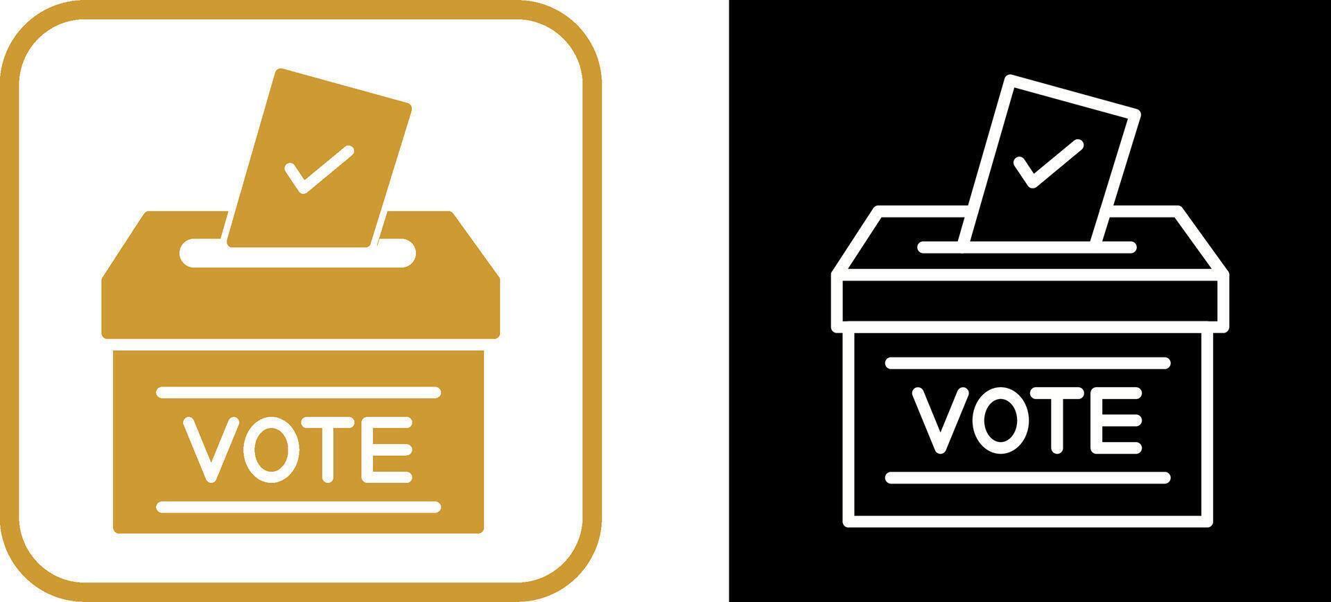 Ballot Vector Icon