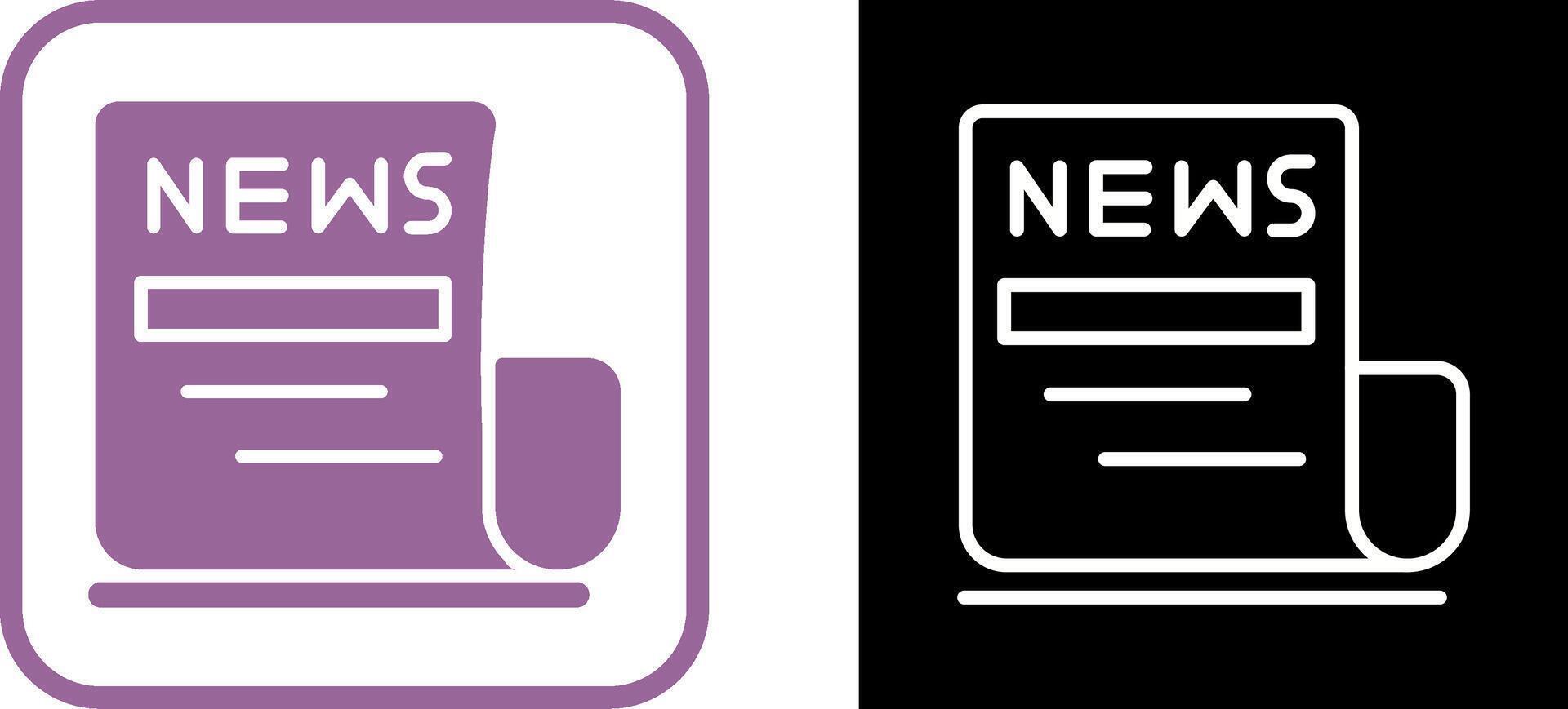 Newspaper Vector Icon