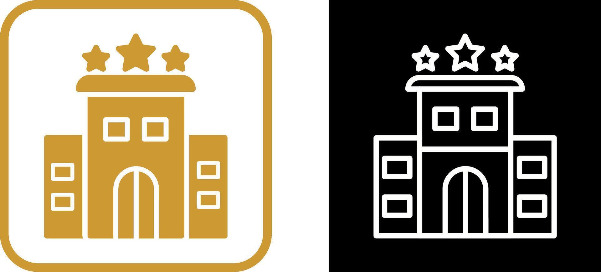 icono de vector de hotel