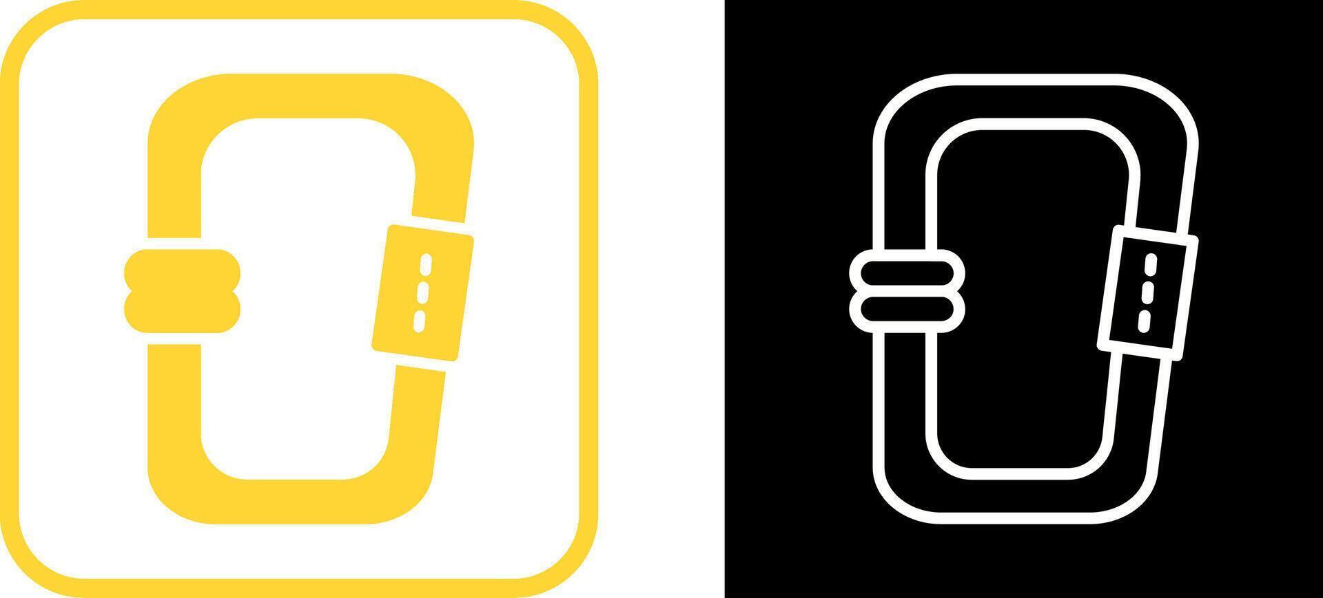 Carabiner Vector Icon
