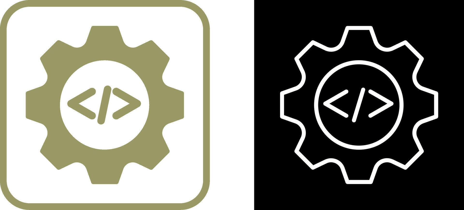 Coding Gear Vector Icon