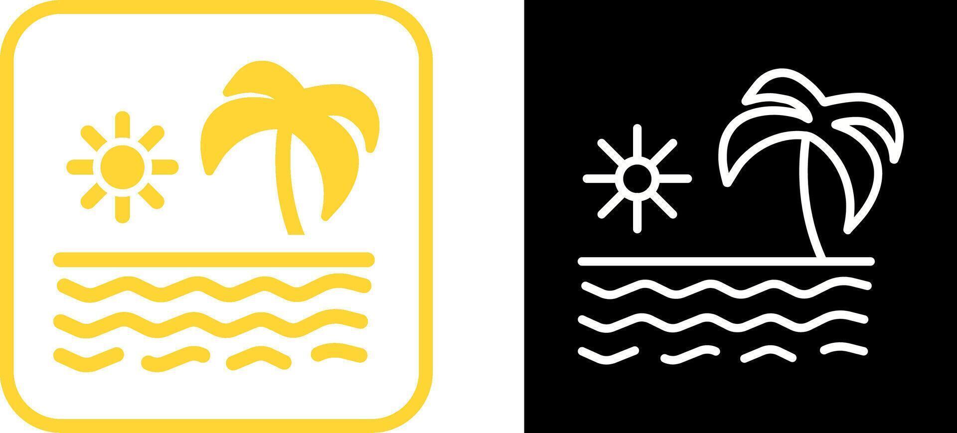 icono de vector de verano