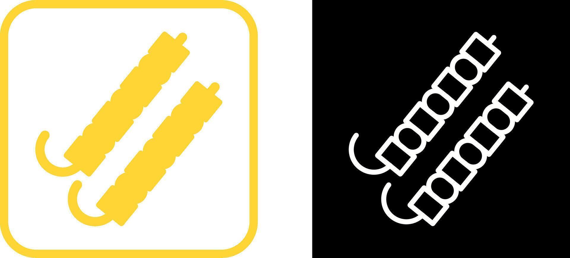 Skewer Vector Icon