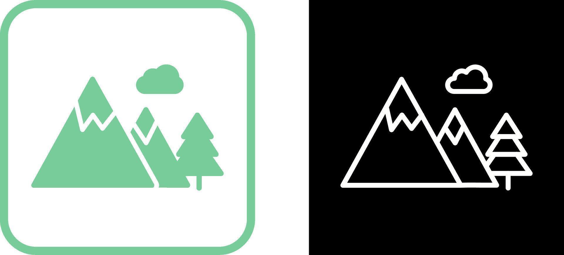 Mountain Vector Icon