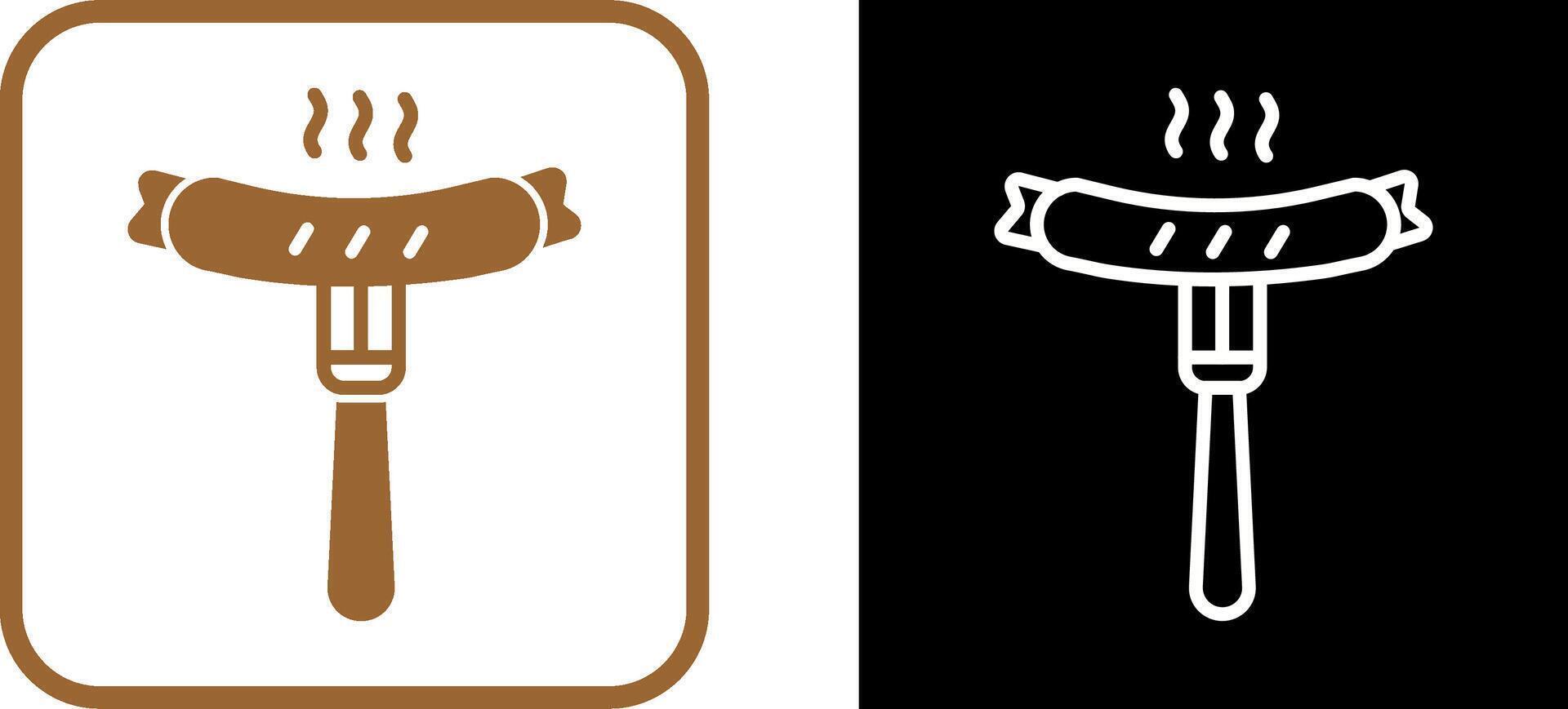 Sausage Vector Icon