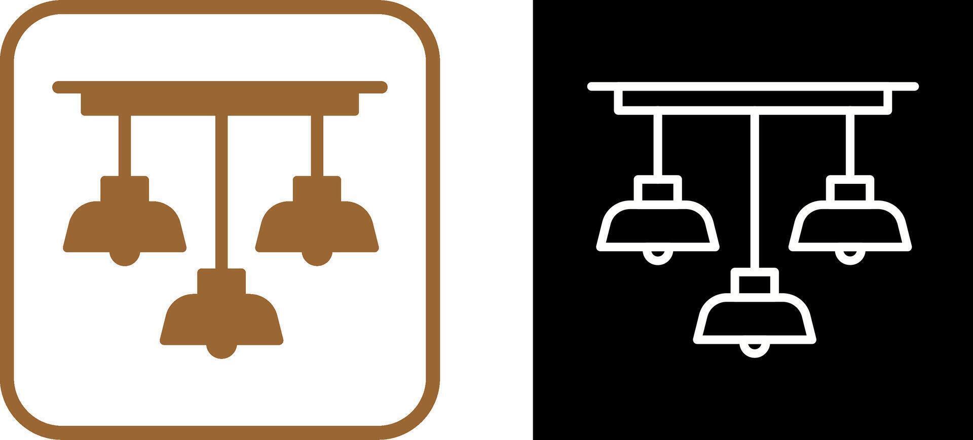 Overhead Light Vector Icon