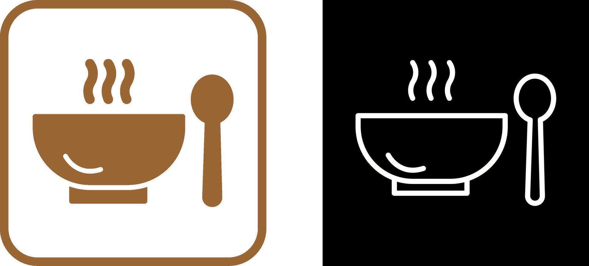 Soup,food,bowl,meal,hot,spoon, Vector Icon