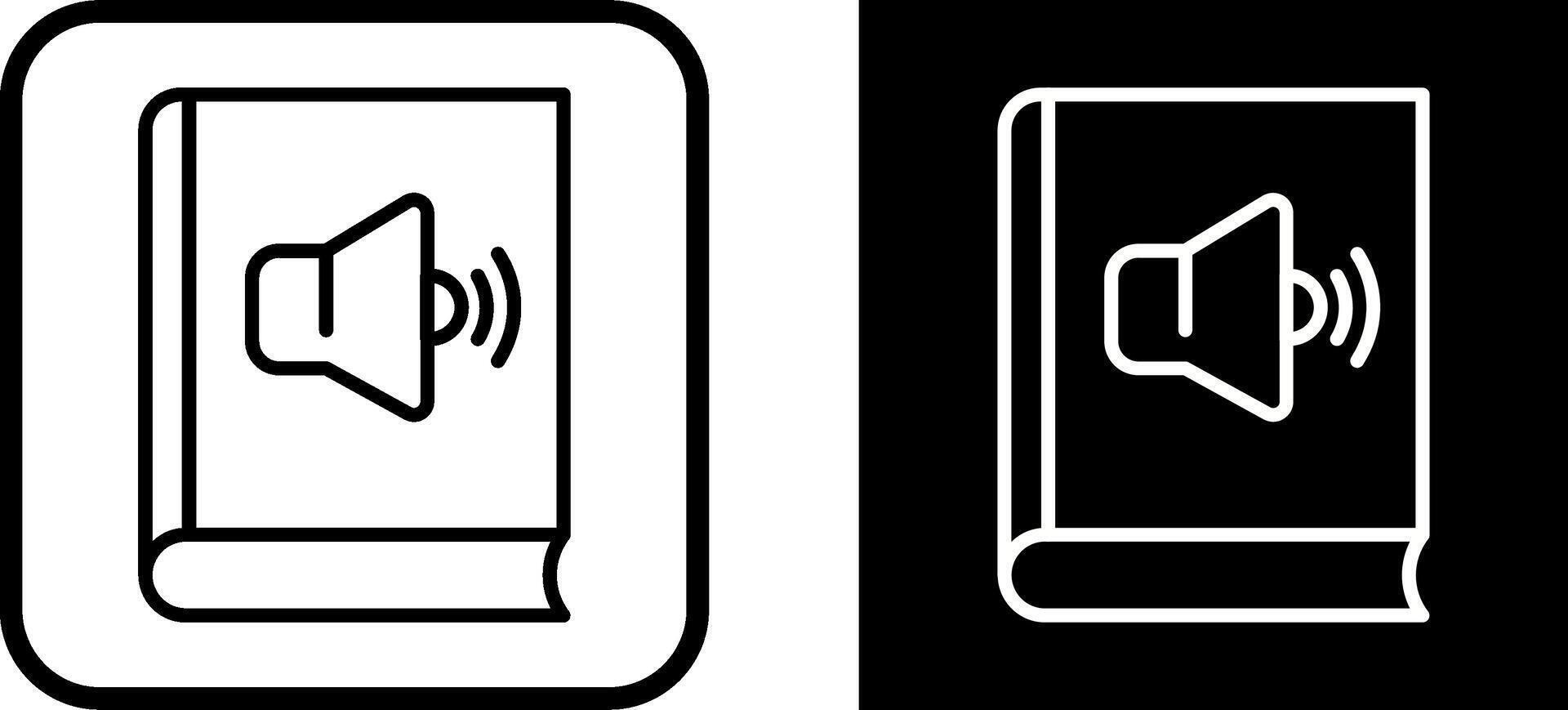 Audio Book Vector Icon