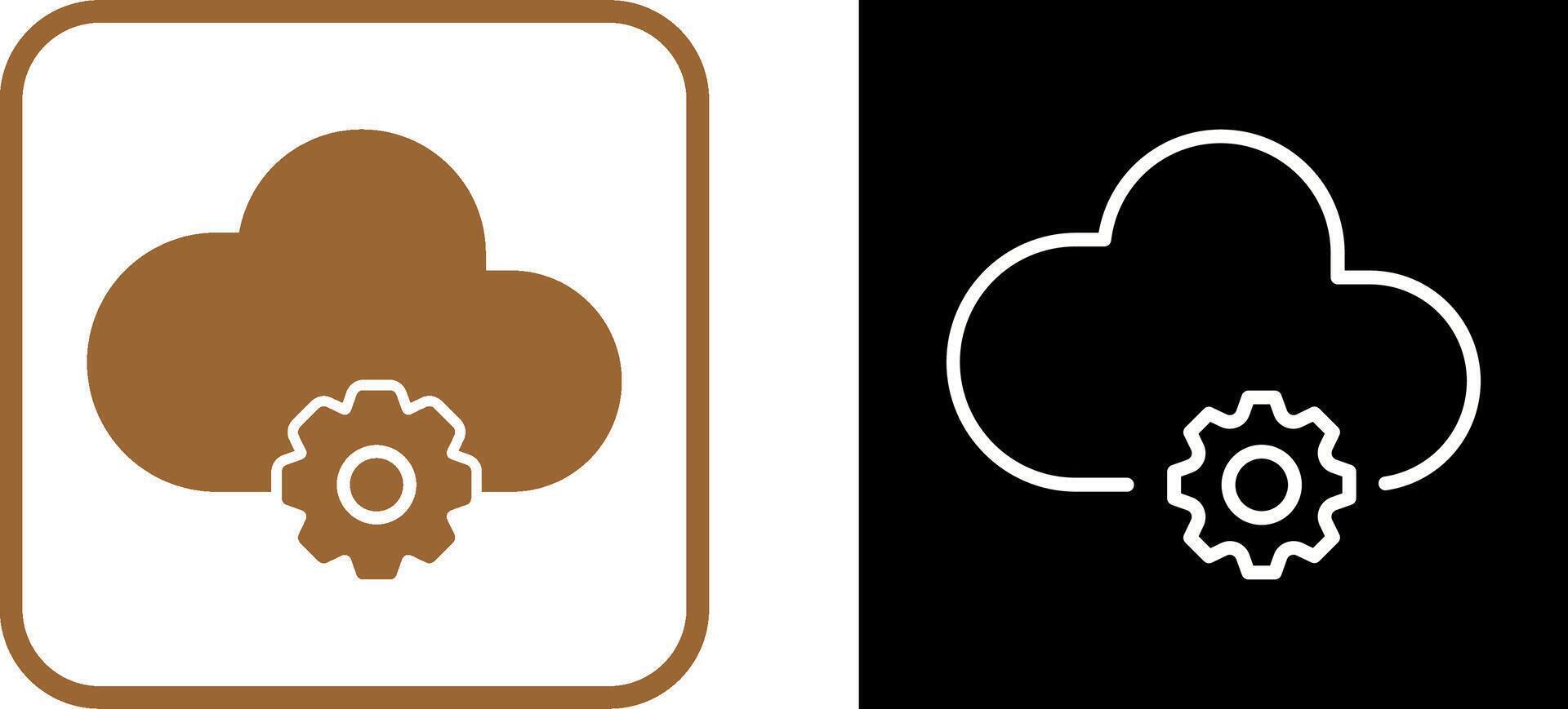 Cloud Computing Vector Icon
