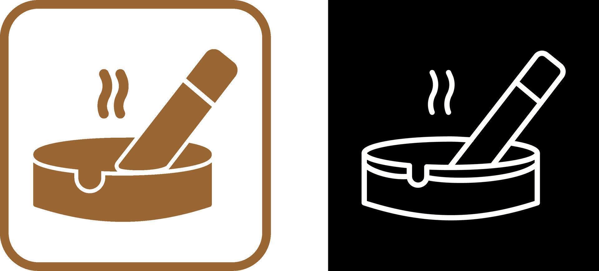 Ashtray Vector Icon