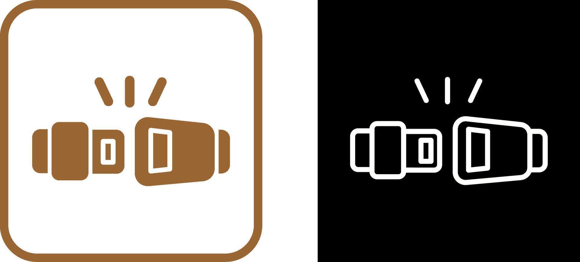 Seat Belt Vector Icon