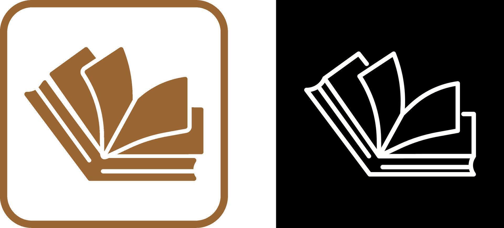 Open Book Vector Icon