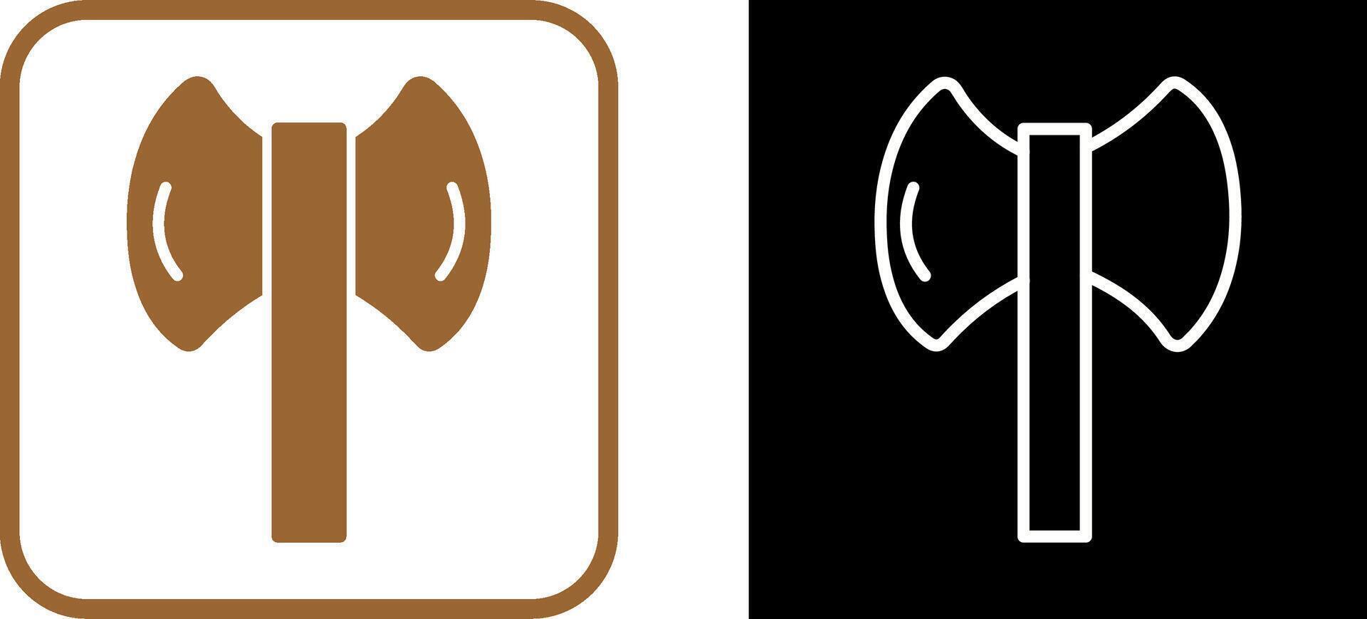 Wood Axe Vector Icon