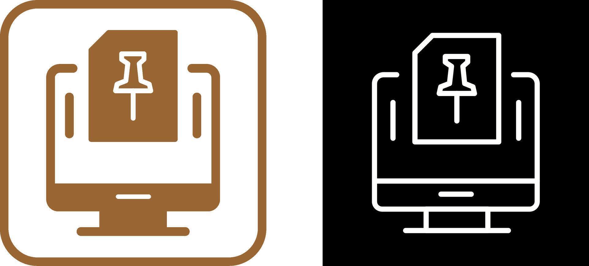 Pin Vector Icon