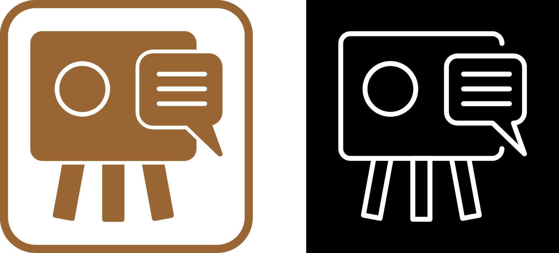 Message Board Vector Icon