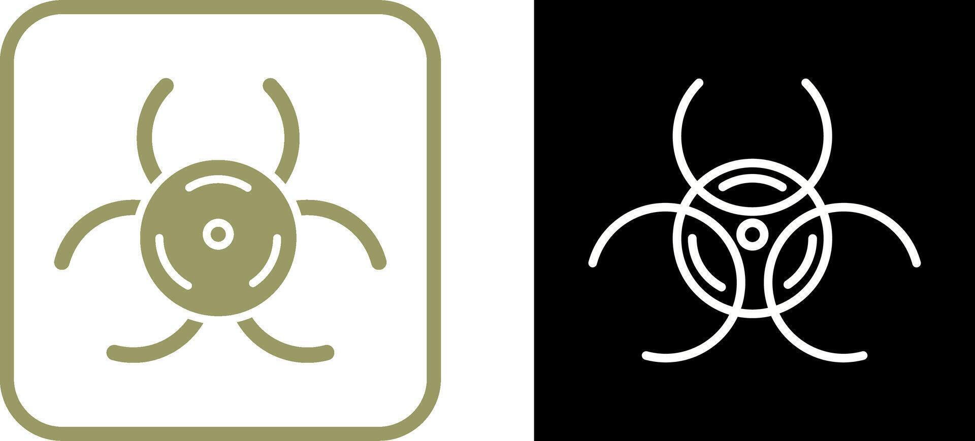 Biological Hazard Vector Icon