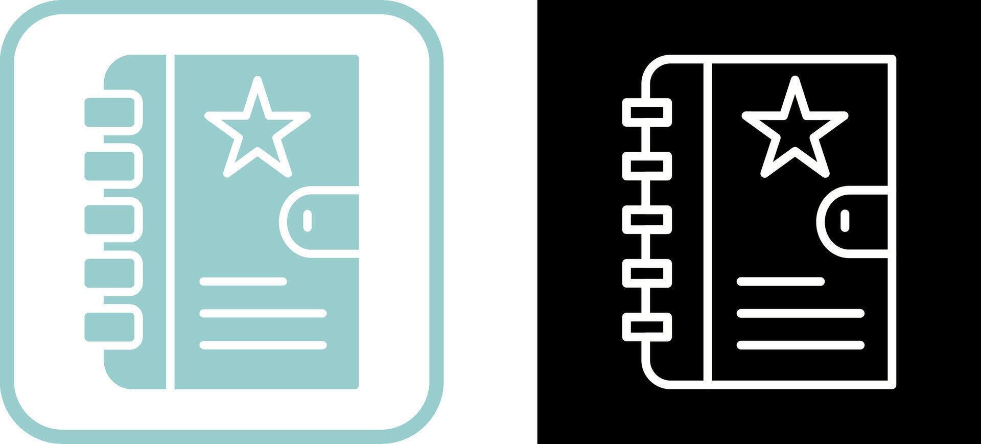 Diary Vector Icon