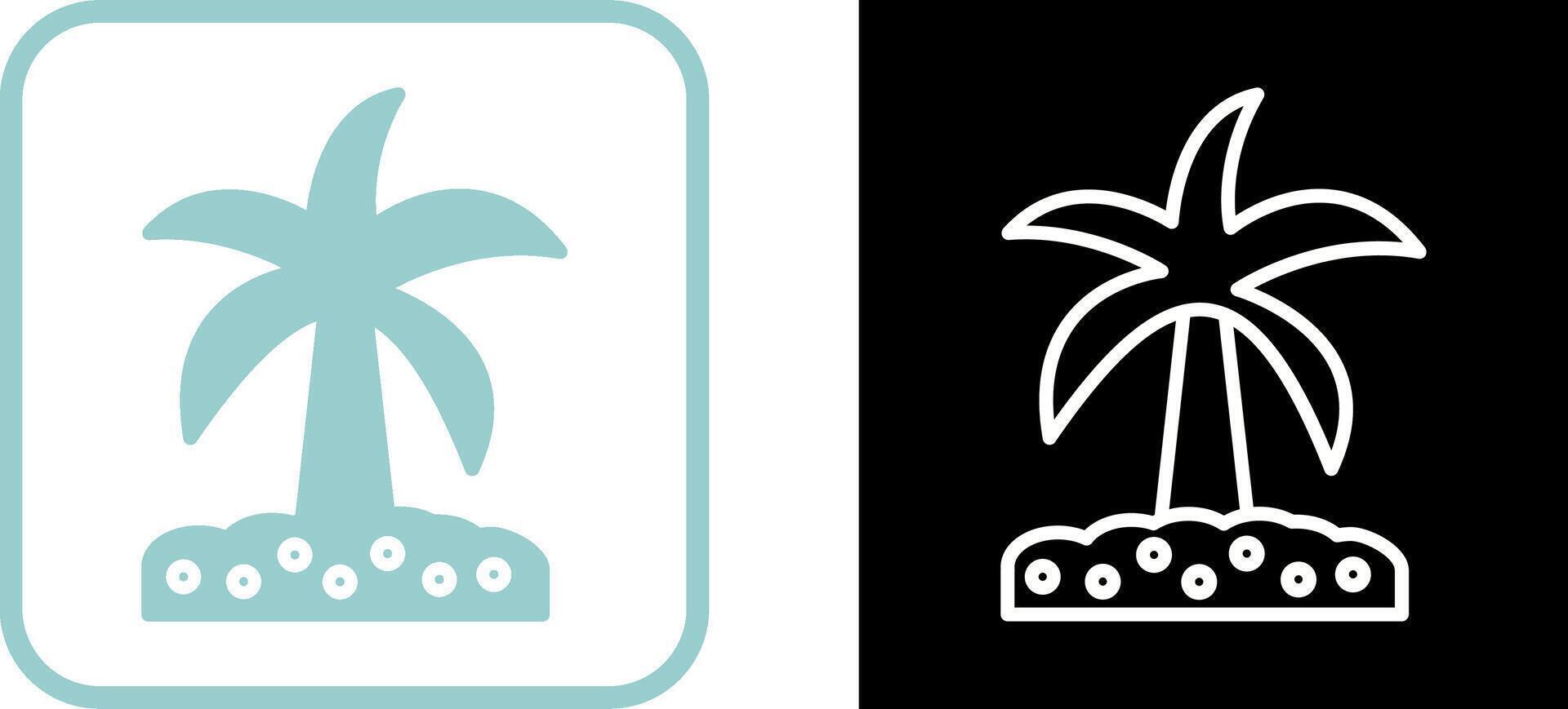 Coconut trees Vector Icon