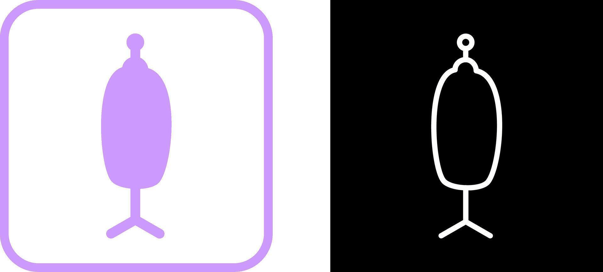 Dress Holder Vector Icon