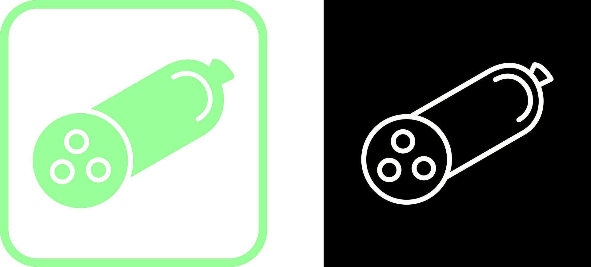 Salami Vector Icon