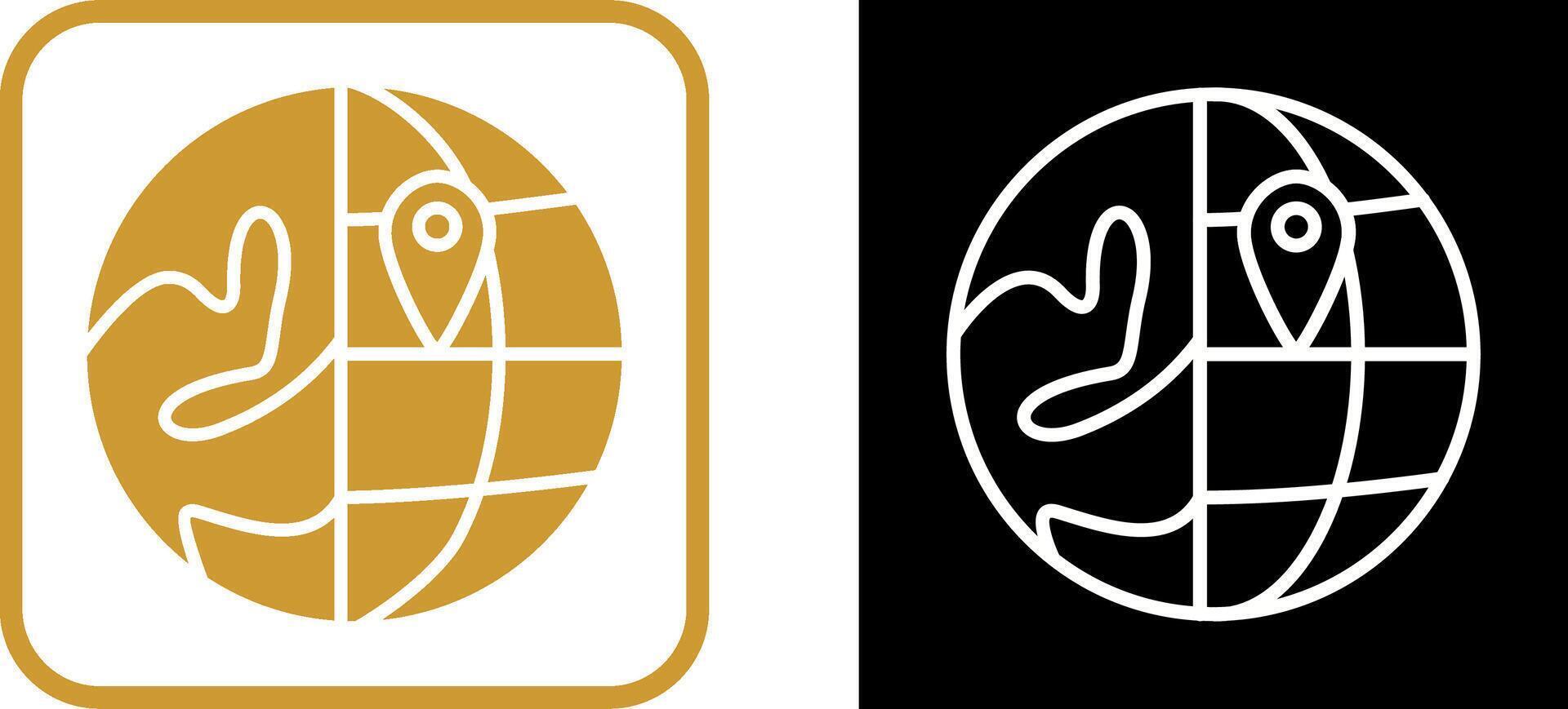 Location on Earth Vector Icon