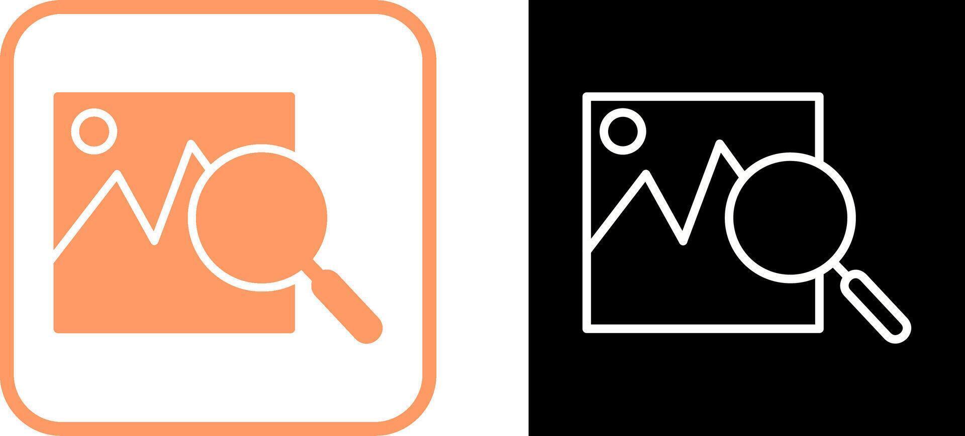 Image Search Vector Icon