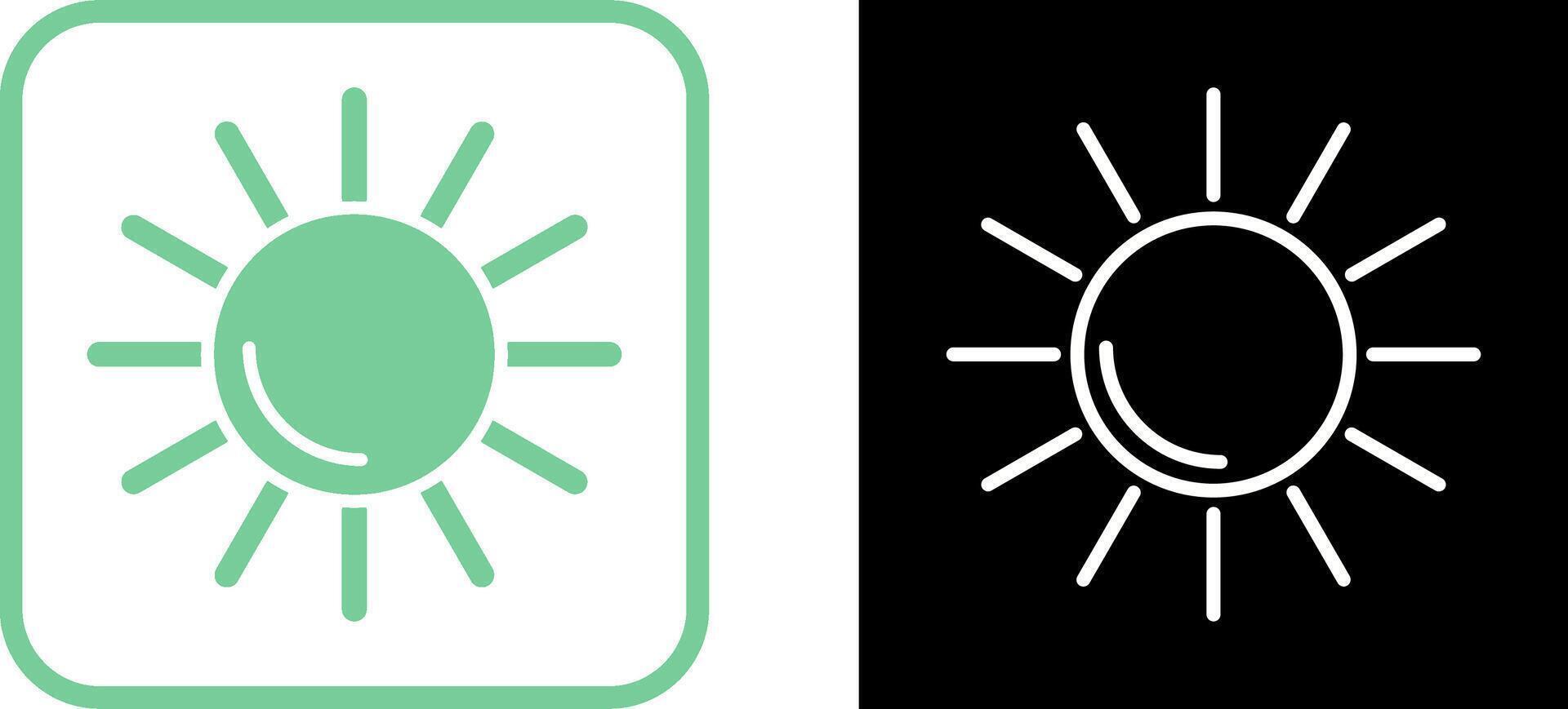 Sun Vector Icon