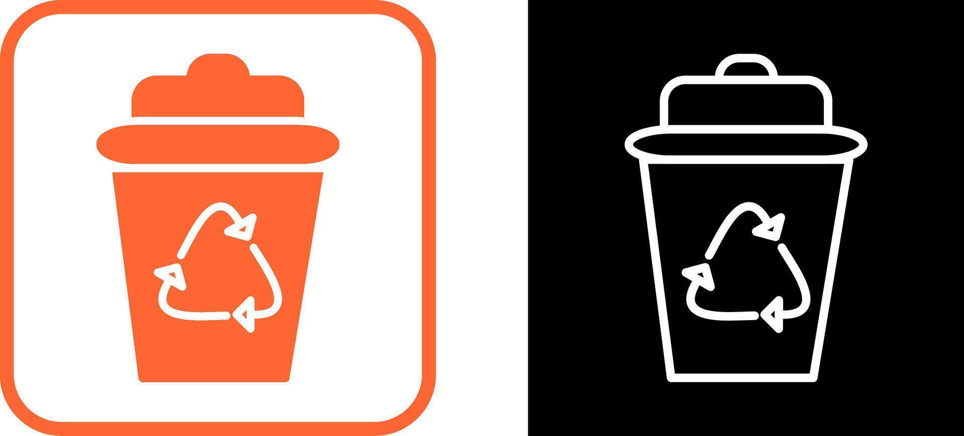 Recycle Bin Vector Icon