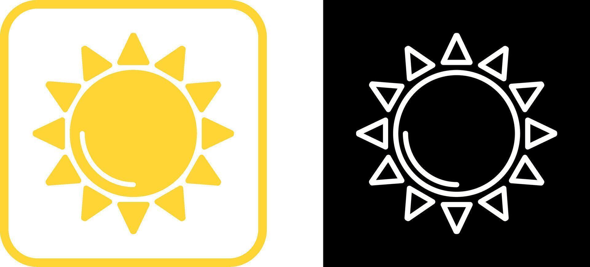Sun Vector Icon