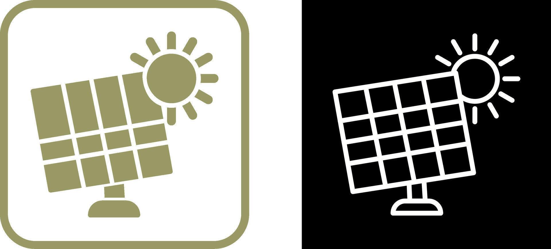 Solar Panel Vector Icon