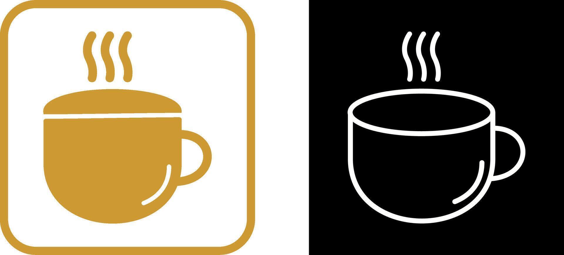 icono de vector de taza de té