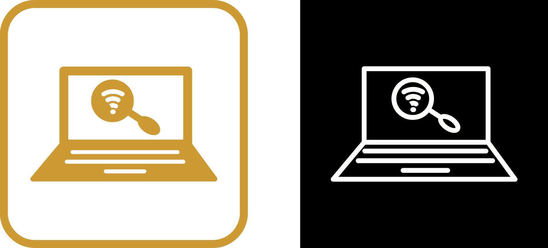 Find on Internet Vector Icon