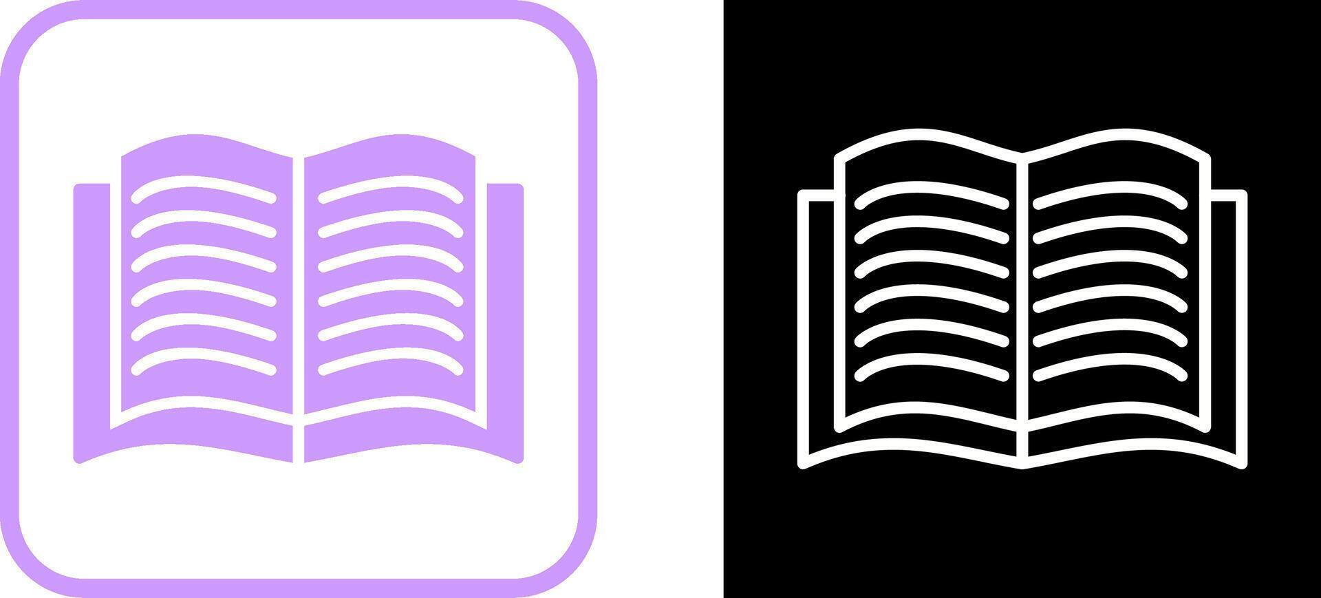 Textbook Vector Icon