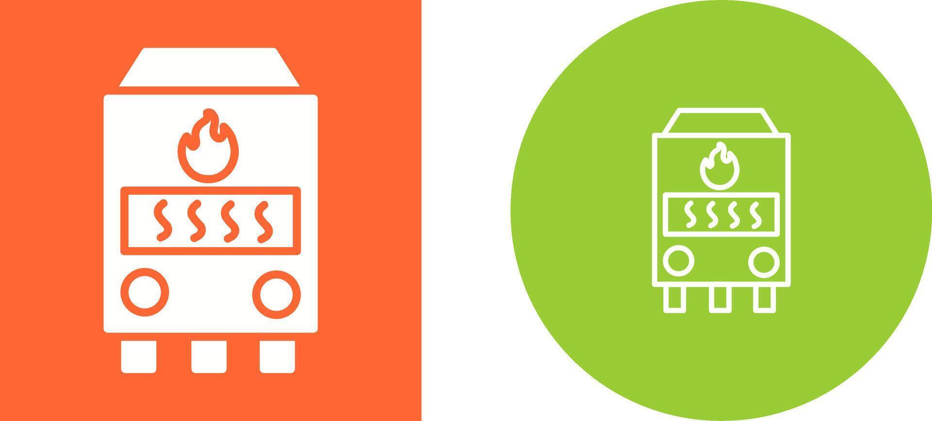 Gas Furnace Vector Icon